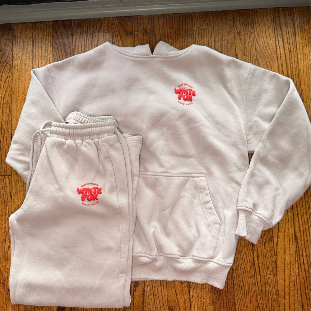 White Fox With Love For You Set, size xs